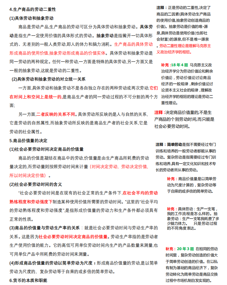 2021考研政治:馬克思主義基本原理概論必背考點(diǎn)(VI)
