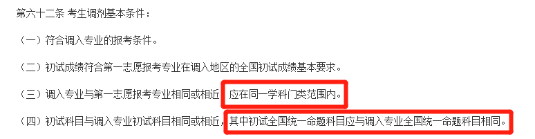 21考研調(diào)劑政策有重大變化!禁止跨門類調(diào)劑,學(xué)碩還能調(diào)劑專碩嗎?